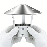 BTYQKZVPM 201 Comignolo in Acciaio Inox con Cono
