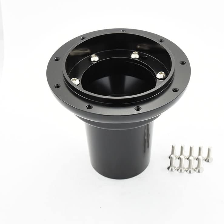 Flashpower Steering Wheel Hub Adapter Boss Kit 9 Bolt Black Compatible with Jaguar XJ12 XJ6 XJS 1975-86