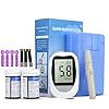 Canadian Home Healthcare – Proudly Canadian Brand Blood Glucose Monitor with 100 Sterile Lancets and strips | Glucometer with 100 Test Strips, Lancing Device & 100 Lancets | No Coding, Fast Results, Travel Case Included