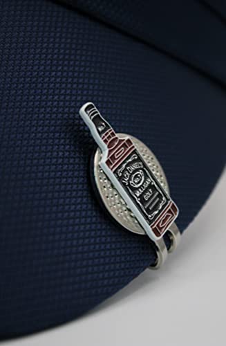 Image of Golf Ball Marker + Magnetic Hat Clip, Unique Golf Gift, Premium Quality, The for Your Favorite Golfer, Golf Accessories for Any Occasions (Whiskey Bottle)