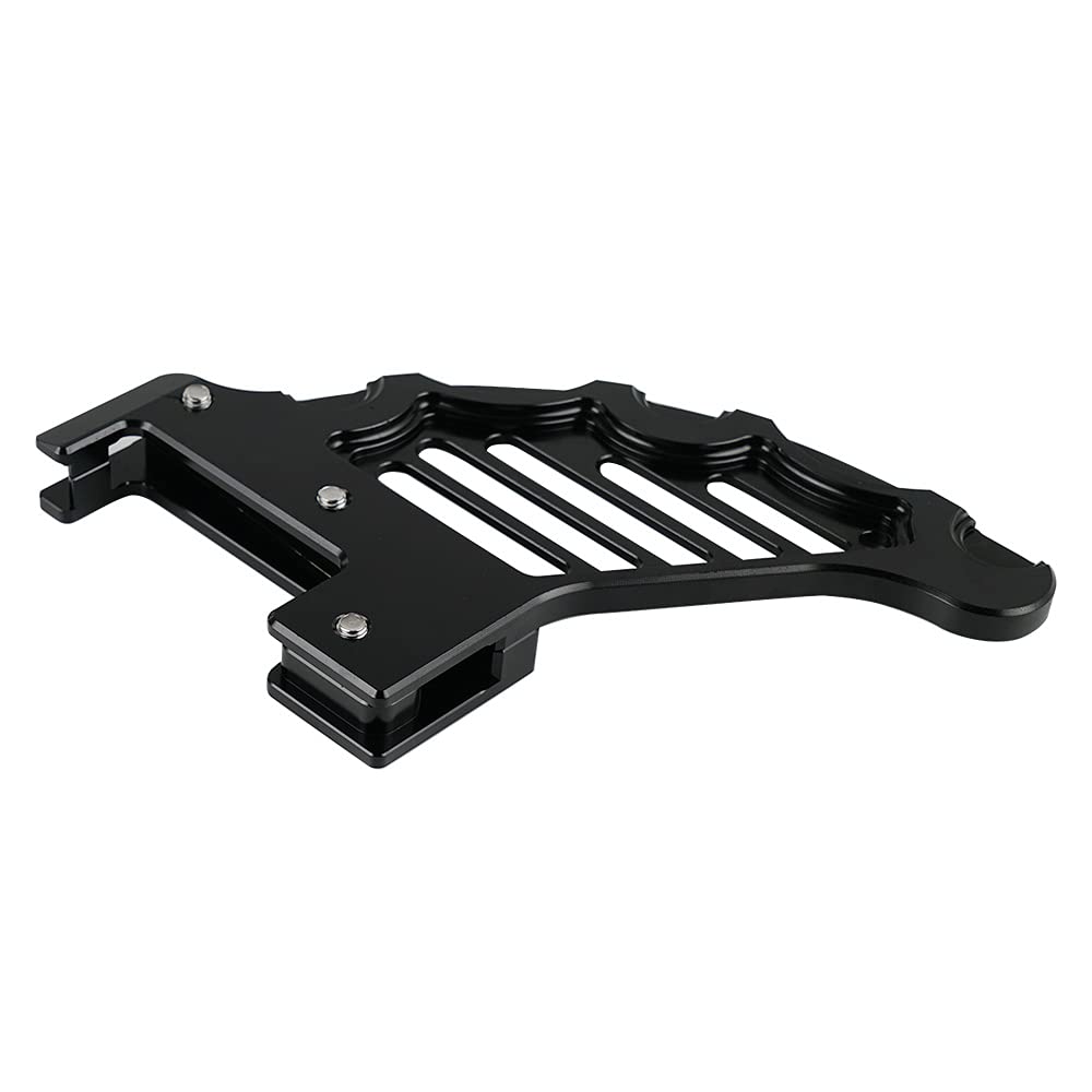 NICECNC Protection de disque de frein arrière noir | Compatible avec Husqvarna 125-501 TC/FC/TE/FE modèles 2014-2017 FC250/350/450 2019-2021. Voir compatibilité