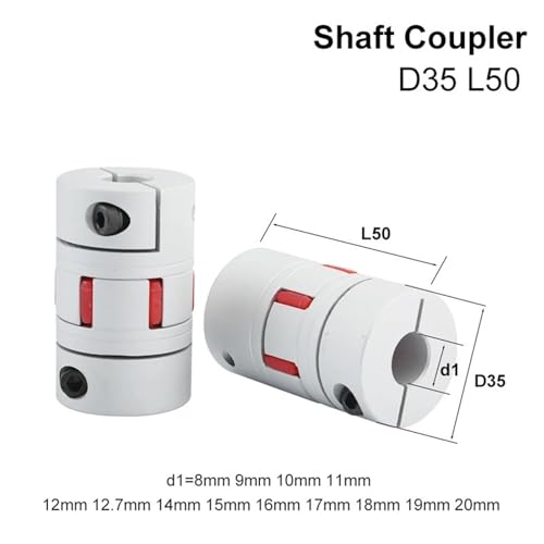 Coupleur élastique D35L50 pour corriger les désalignements de moteur - 2