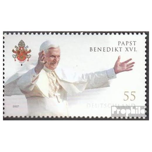 Prophila Collection RFA (RFA.Alemania) 2599 (Completa.edición.) Nuevo con Goma Original ** MNH 2007 Papa benedicto XVI. (Sellos para los coleccionistas) Cristianismo