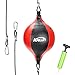 Aceshop Bola de Velocidad de Boxeo Pera Boxeo de CueroBola Doble End Saco de Boxeo Colgante con Inflador Conjunto de Entrenamiento para Entrenamiento Físico MMA Muay Thai o Entrenamiento Deportivo