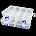 Gentpovth Universelle Sortierboxen, 2 Stück 8 Gitter Praktische Aufbewahrungsbox mit Deckel, Kleinteile Organizer, mit Verstellbaren Fächern, für Perlen, Plastic Saatgut, Schrauben und Schmuck Ort mit günstig Kaufen-Gentpovth Universelle Sortierboxen, 2 Stück 8 Gitter Praktische Aufbewahrungsbox mit Deckel, Kleinteile Organizer, mit Verstellbaren Fächern, für Perlen, Plastic Saatgut, Schrauben und Schmuck