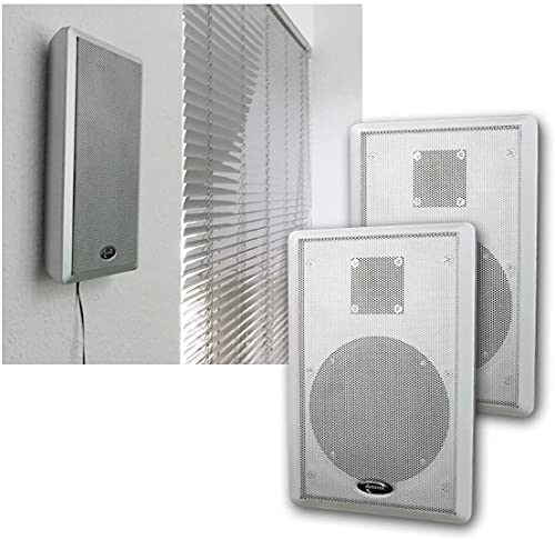 Dynavox WS-502 Flatpanel Enceintes plates 40 Watts Paire Argent (Import Allemagne) - Les Beatles, Paul McCartney, John Lennon, RIngo Starr, George Harrison Dynavox WS-502 Flatpanel Enceintes plates 40 Watts Paire Argent (Import Allemagne) – Image 6