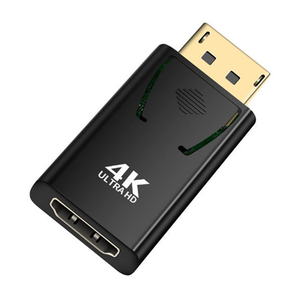 Mepsies Adattatore DisplayPort a HDMI 4K Convertitore DP a HDMI Adattatore DisplayPort Maschio to HDMI Femmina per PC, TV, Monitor e Proiettore