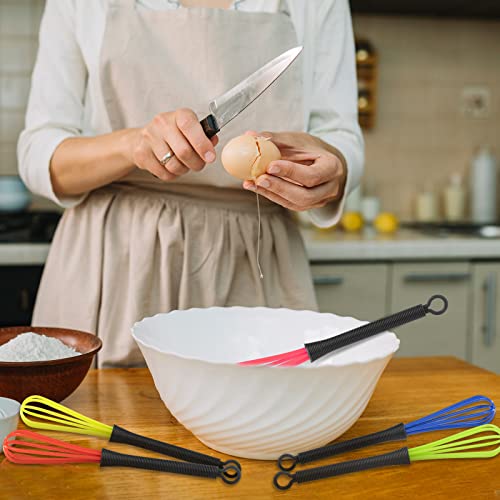 Veiren 20 Pieces Hair Dye Cream Stirrer Plastic Manual Salon Dye Egg Whisk Mixer Barber Hair Care Diy Hairdressing Styling Kitchen Baking Cooking Mixer Gadgets Random Color #TOP3