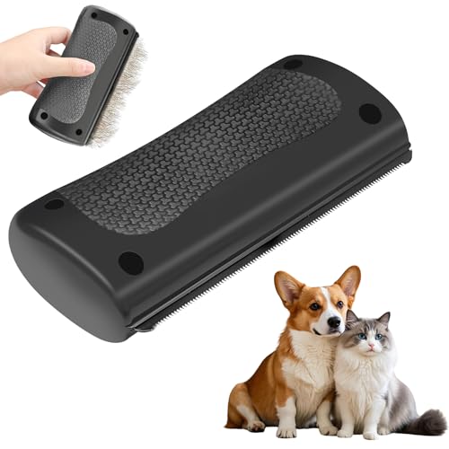 Fellwunder Bürste Hund, Groomify Pet Care Bürste, Hundebürste für Kurzhaar Unterfellbürste Hunde, Fellpflege Bürste mit Haarentfernung Funktion, Wunderbürste für Hunde aller Größen, Leicht zu Reinigen