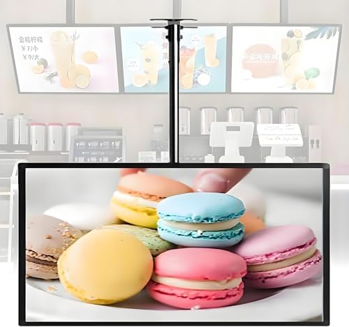Ultra Slim LED Light Box & Wall Mounted Billboard - 60x70cm Illuminated Menu Board for Restaurants, Cafes, Shops - Bright Backlit Poster Display for Business Promotion