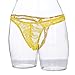 lace Men's Lingerie Men's Sexy Underwear Underwear Strap Fashion Sexy Full (Yellow, One Size)