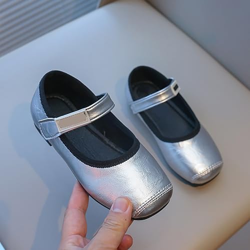 Girls Mary Jane Shoes Toddler Little Girls Dress Shoes Ballet Flat𝐬 for Wedding Part𝐲 School Slide Sandals for Kids2