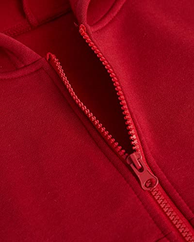 Laocerence Girls Boys Basic Sleeveless Zipper Vest Hoodie Casual Sweatshirt Soild Tank Tops Kanga Pocket Outerwear Coat Jacket Burgundy #TOP3