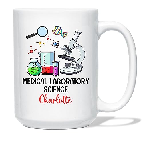 Personalized Medical Lab Tech Coffee Mug 11/15 Oz