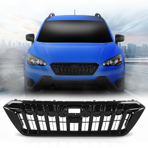 Sport Grille - 2020 Subaru Impreza 4 PIT66 Front Sport Grille Fit Subaru Crosstrek 2021-2023 Glossy Black