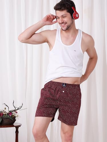 Image of Urban Scottish Ultra-Comfortable Men's Boxer Pants - 100% Cotton Material with A Stylish Print - Soft and Stretchy Elastic Waist Band - Dynamic Movement and Hardwearing Stitching - Breathable with A Gentle Snug Fit