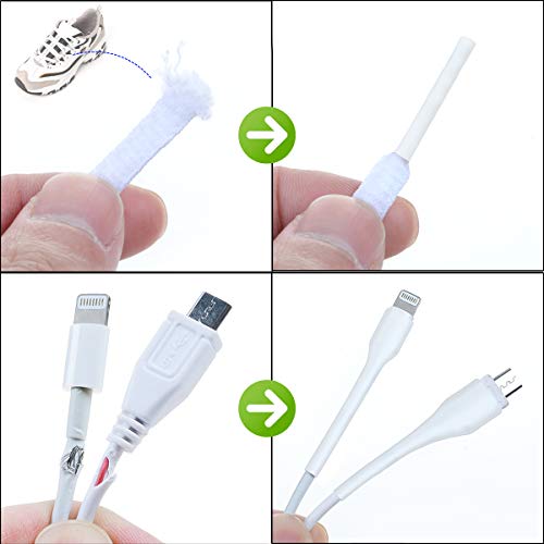 Xhf 205 Pcs Length 3.5" White 3:1 Waterproof Automotive Electrical Heat Shrink Tubing Assortment Kit Large Size Marine Grade Adhesive Lined Tube, Insulation Sealing #TOP2