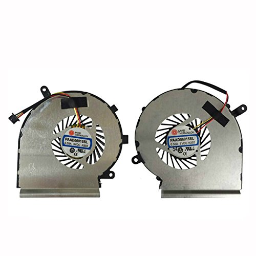 Cpu Cooling Fan + Gpu Cooling For Msi Ge72 Ge62 Pe60 Pe70 Gl62