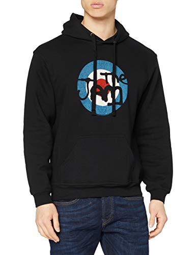 Image of The Jam Men's Target Logo Long Sleeve Hoodie, Black, Large