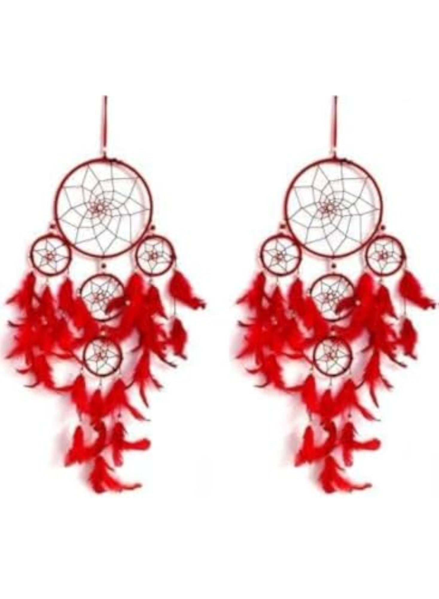 Ridhi's Enterprises Red Dream Catcher