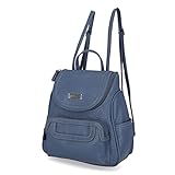 MultiSac womens Major Backpack, Denim (Austin), One Size US