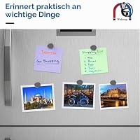 Wukong Ferrit Magnete Stark, 20×5mm | 50 Stück Starke Magnete Whiteboard, Kühlschrank Magneten für Magnettafel, Büro, Ausschreibung und Schule – Ansicht 4
