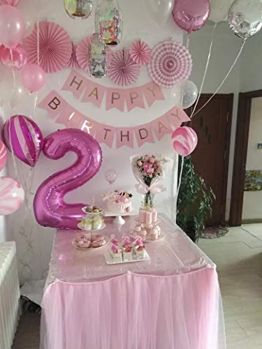 Tellpet Pink Number 2 Balloon, 40 Inch #TOP5