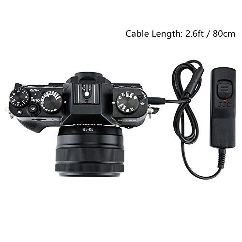 Jjc Cable Wired Shutter Release Remote Control For Fujifilm X-H2 X-H2S Xt5 Xt4 Xt3 Xt2 Xt1 X-T30 Ii Xt30 Xt20 Xt10 Xt100 Xpro3 Xpro2 Xe3 Xa10 X100V X100F Gfx100S Gfx100 Gfx50S Ii Gfx50R Replace Rr-100 #TOP3