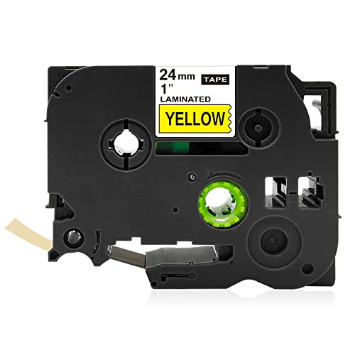 Flowerty �݊� �u���U�[�H�� TZe-651 ���n������ 24mm�� ����8m �s�[�^�b�` P-touch �ėp �e�[�v�J�[�g���b�W 1����