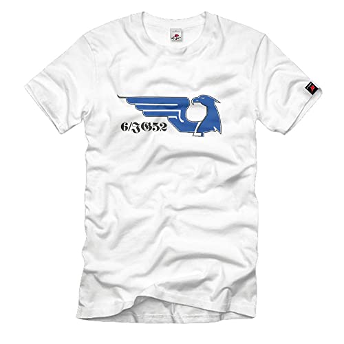 T-Shirt Luftwaffe JG52 Idéal pour Sorties Historiques Blanc XL