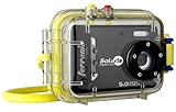 Ferrania Solaris Digital 525 Digitalkamera (6,09 cm (2,4 Zoll) LC-Display, 5 Megapixel, 8-Fach digitaler Zoom, Unterwassergehäuse) schwarz