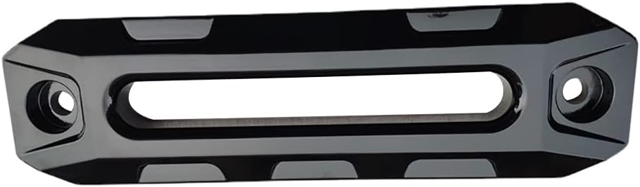 Riloer Rope Guide Nylon Rope Winch Rope Fairlead Off-Road Vehicle Winch, Aluminum Guide Rope Stopper Accessories, Black