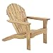 Produktbild Raburg Gartensessel Adria Premium - Akazie Hartholz, Natur - geölter XXL Design-Gartenstuhl Canadian Adirondack Deck-Chair/Hamburger Alsterstuhl