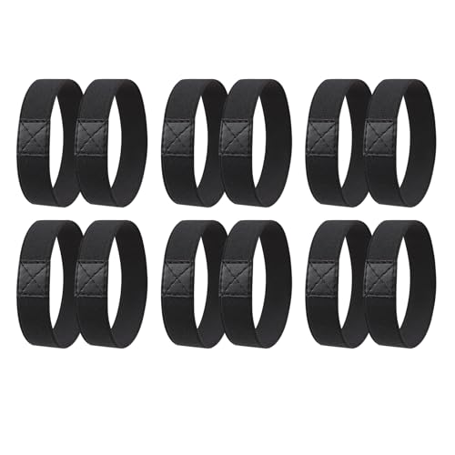 GUTERTOP 6 Paar Schnürsenkel Fixierband für Fußballschuhe gegen sich lösende Schleifen, reißfeste Fixierung aus nachhaltigem rPET