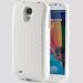 Hyperion Samsung Galaxy S4 Extended Battery HoneyComb Matte TPU Case / Cover **Hyperion Retail Packaging** (White)