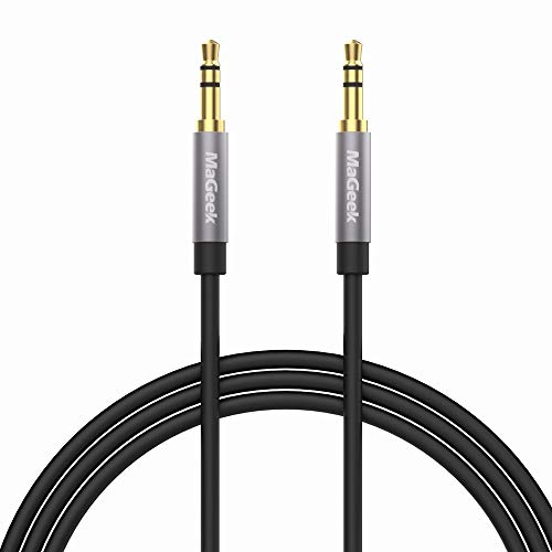 MaGeek 3.5mm Audio Aux Cable, (2.0m / 6.6ft) Long Male to Male Auxiliary Audio Cable for Beats Headphones iPhone, iPod, iPad