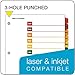 Cardinal OneStep Binder Dividers, 12-Tab Monthly, Customizable Table of Contents, Reversible Multicolor Tabs, 1 Set (60318CB)