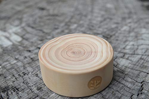 Amazon.co.jp: 一郎木創 木製 アロマディッシュ 心持木受香器 桧 TL-97