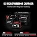 TowerTop 2/15/25 Amp Car Battery Charger, 6V/12V Fully Automatic Smart Battery Maintainer with Engine Start, Auto Desulfator, Battery Repair, Winter Mode, for All Lead-Acid and LiFePO4 Batteries