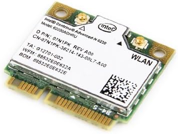 IntelCentrino Wireless-N 6230 WLAN BT Bluetooth Mini PCI-e Half Size Card 62230AGHRU Dual-stream (2x2) Dual-band (2.4 GHz /5.0 GHz) 802.11a/b/g 54 Mbps