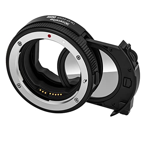 Commlite Canon Ef/Ef-S Lens To Eos Rf Camera Autofocus Adapter With Variable Nd Filter #TOP2