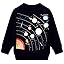 Blue/Planet Print