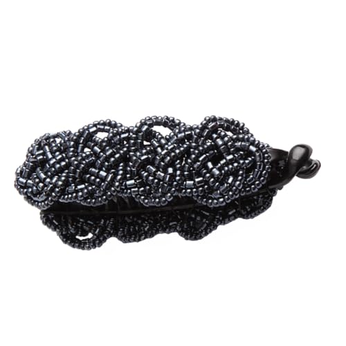 Barrette queue de cheval cristal de qualité supérieure pour coiffure de mariage