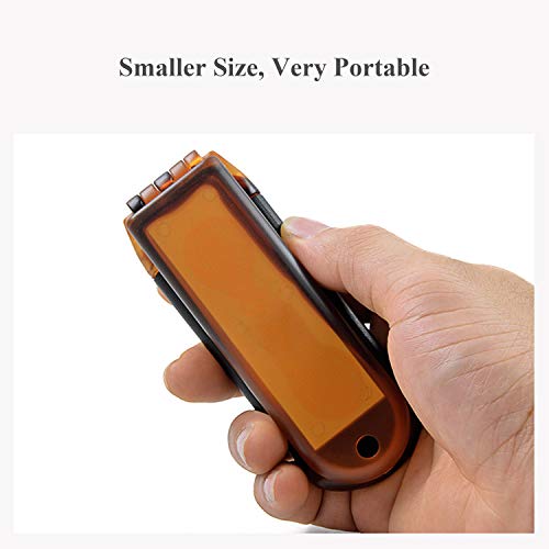 Folding Hair Brush, Travel Pocket Brush Mini Mirror Comb For Women, Family, School, Travel, Car, Gym, Bag, Purse #TOP3