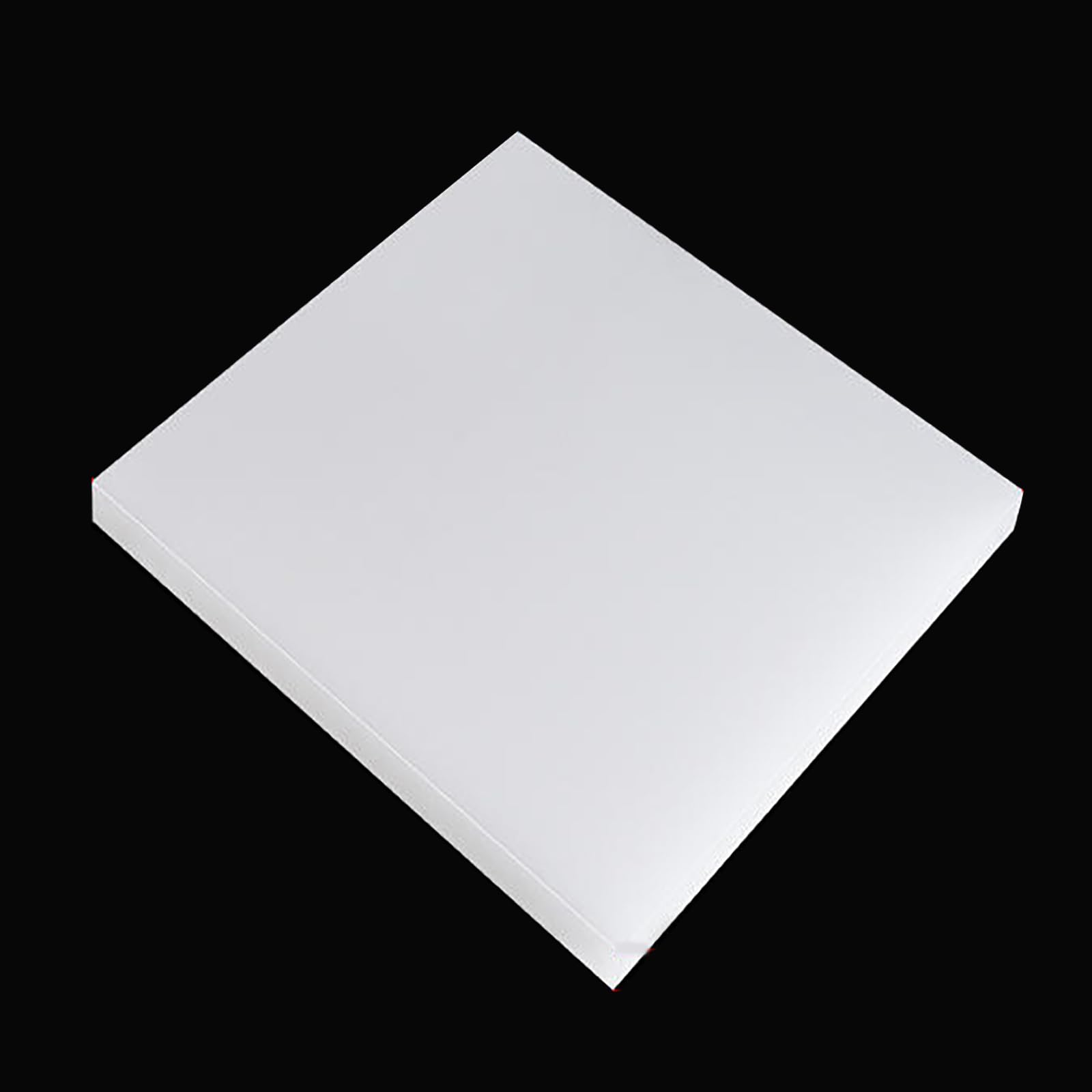 COYOUCO Lastra di Nylon Bianco 200mm × 250mm, Spessore Disponibile 2mm–30mm, per lavorazioni Fai-da-Te, Parti meccaniche e modellismo, 1 Pezzo,30mm