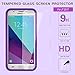 LeYi Galaxy J7 Perx Case,Galaxy J7 Prime / J7 V/ J7 Sky Pro/Halo Glitter Case with Tempered Glass Screen Protector [2 Pack], Hybrid Heavy Duty Protection Case for Samsung Galaxy J7V 2017 TP Purple