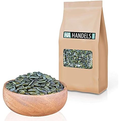 Kürbiskerne geschält grün naturbelassen ungeröstet ungesalzen ohne Schale roh ungeschwefelt unbehandelt zum Backen wiederverschließbare Verpackung 1kg - 5kg (5kg) Cover