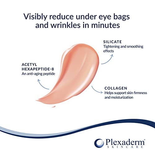 Plexaderm Rapid Reduction Eye Serum Pods - Advanced Formula - Anti Aging Serum Visibly Reduces Under Eye Bags, Wrinkles, Dark Circles, Fine Lines & Crow's Feet Instantly #TOP2