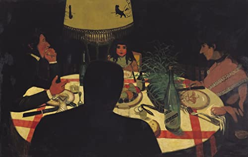Toile Le Dîner de Félix Vallotton 60x90cm pour décoration de salon
