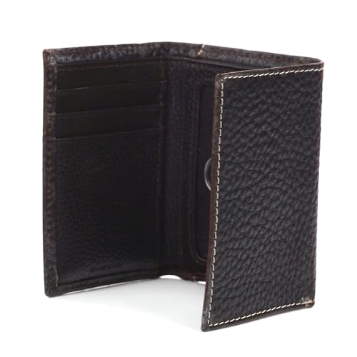 ARIAT Trifold Shield Logo Concho Brown Rowdy Wallet4